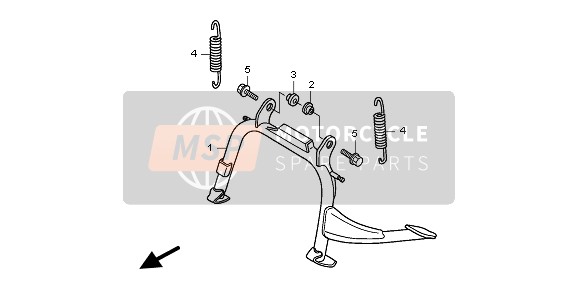 Honda PES150 2009 Supporter pour un 2009 Honda PES150